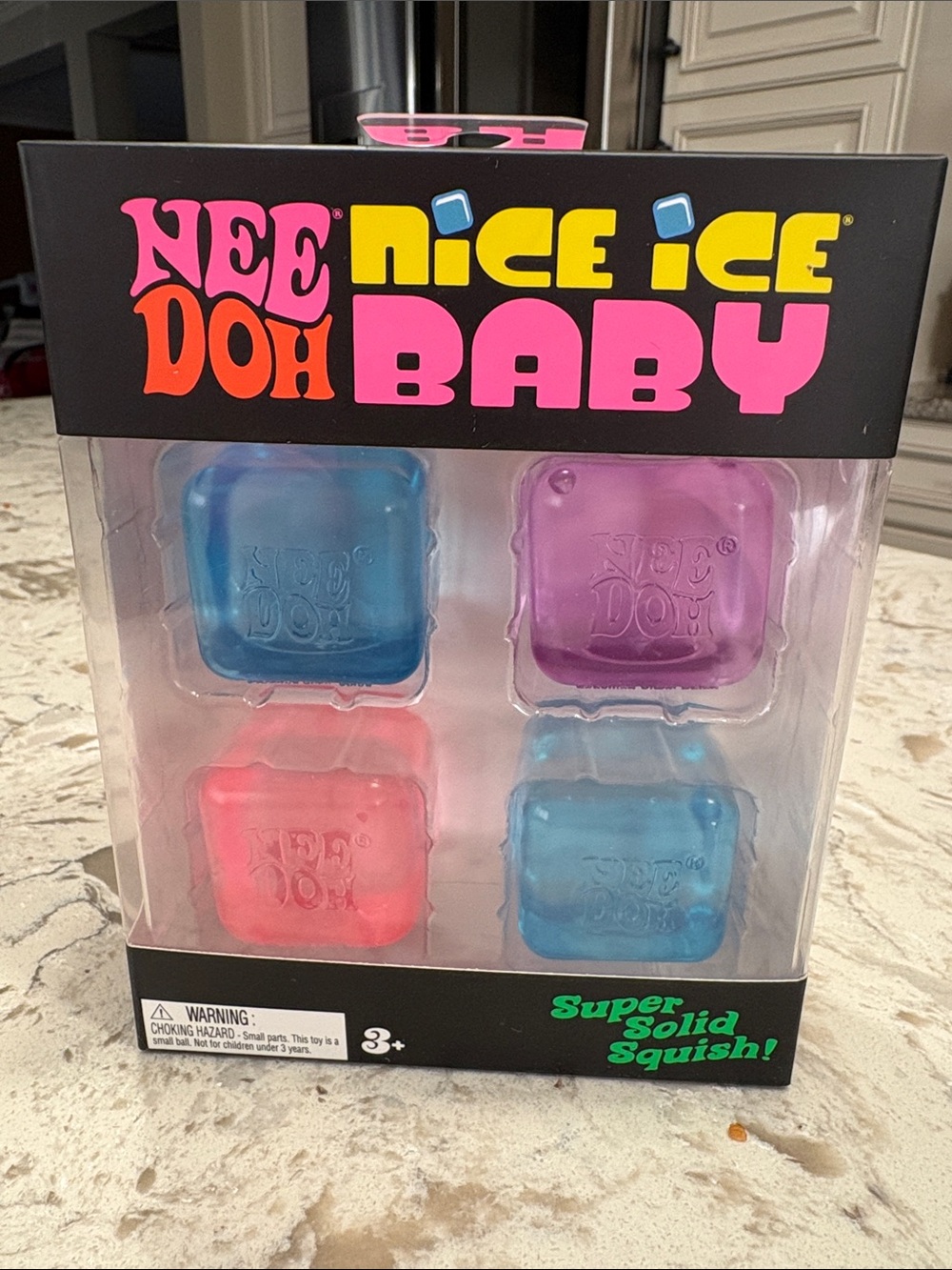 Nice Ice Baby Squishy Sensory Toy Set - Pink & Blue